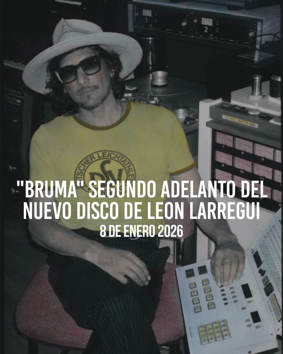 Bruma segundo sencillo del nuevo disco de Leon Larregui “Manifiesto de un Tremendo Delirio” - 8 de enero 2026 

Pre-guarda aquí: leonlarregui.lnk.to/Bruma