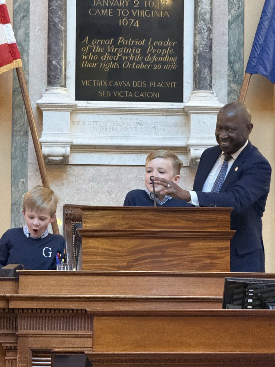 MichaelWebert's tweet photo. Today I had the privilege of attending the unveiling ceremony of the 57th Speaker of the House of Delegates @cToddGilbert . It was a humbling experience. https://t.co/cTa2FI74WO