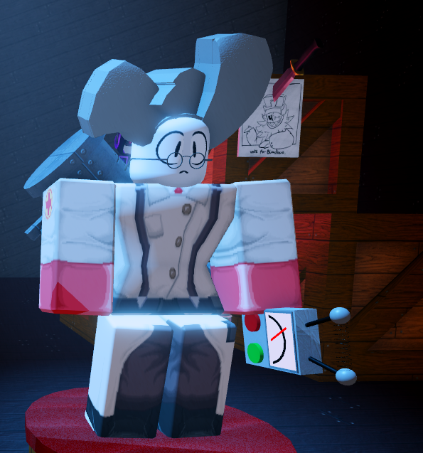 saavi as a character in survive the killer bing (homegrown asym slop)
huge shoutouts to <a href="/NoodlesToasty/">Toasted</a> behind all this i really like how she turned out