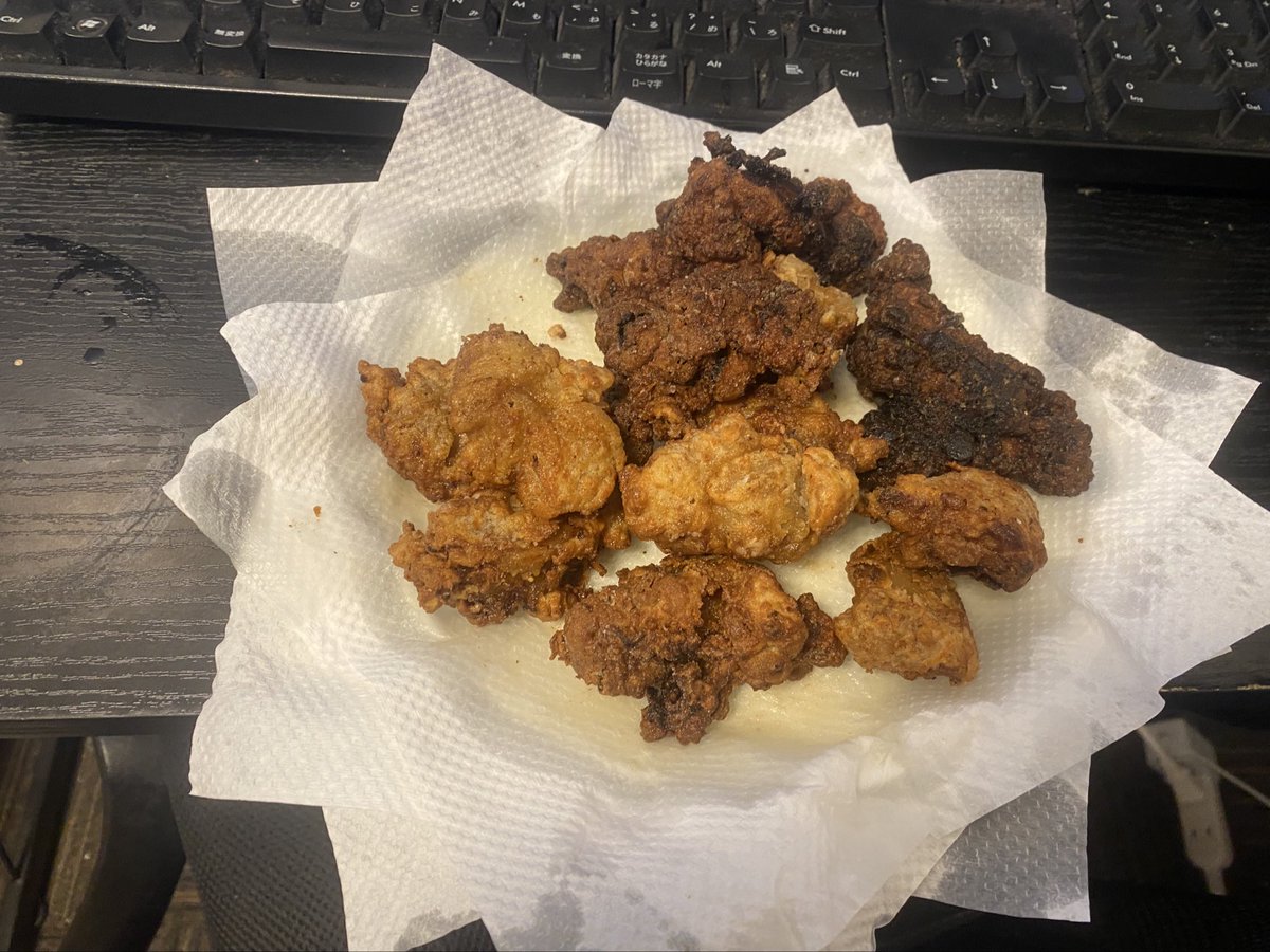 年明け早々唐揚げ