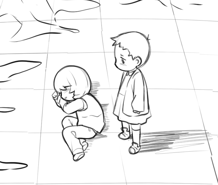 another sneak peek of the animatic 
tiny willel 