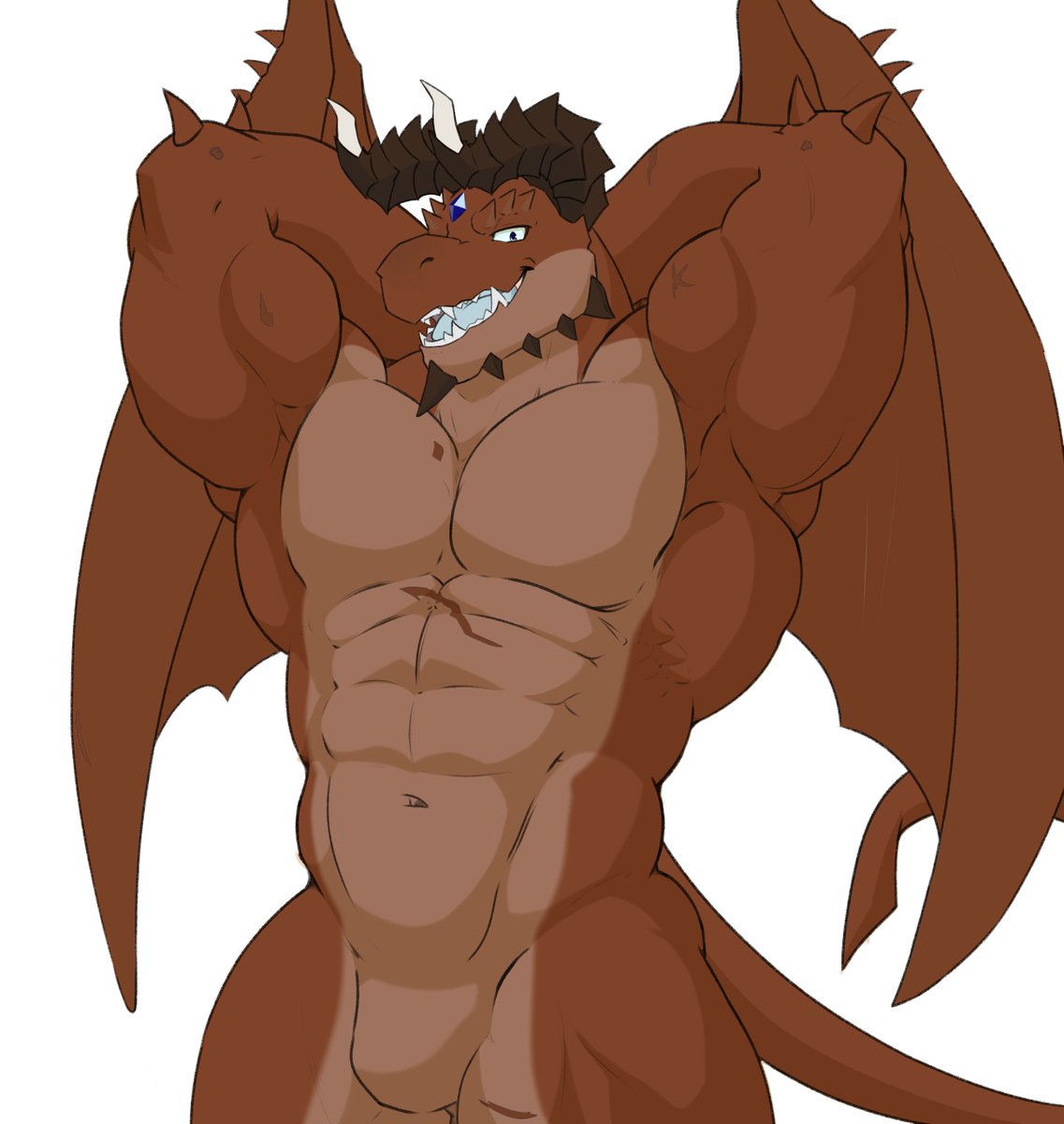 Dragis! a WIP from a VN called Ballad of Snow!! 🐉