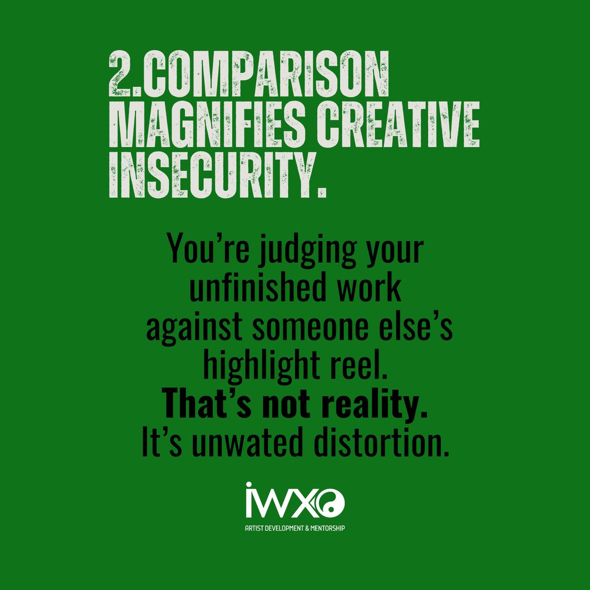If you’re constantly questioning your work,
it’s not because your art is bad.
It’s because you’re too close to it.

Creative insecurity distorts perspective more than we realize.

Full Blog on website: imwithlove.com/blog