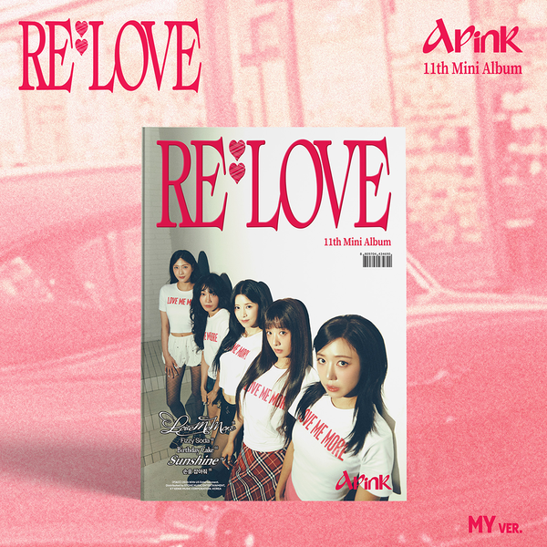 kchartsmaster's tweet image. Apink will make their comeback today at 6 PM KST with their 11th mini album, 'RE: LOVE', and title track “Love Me More.”