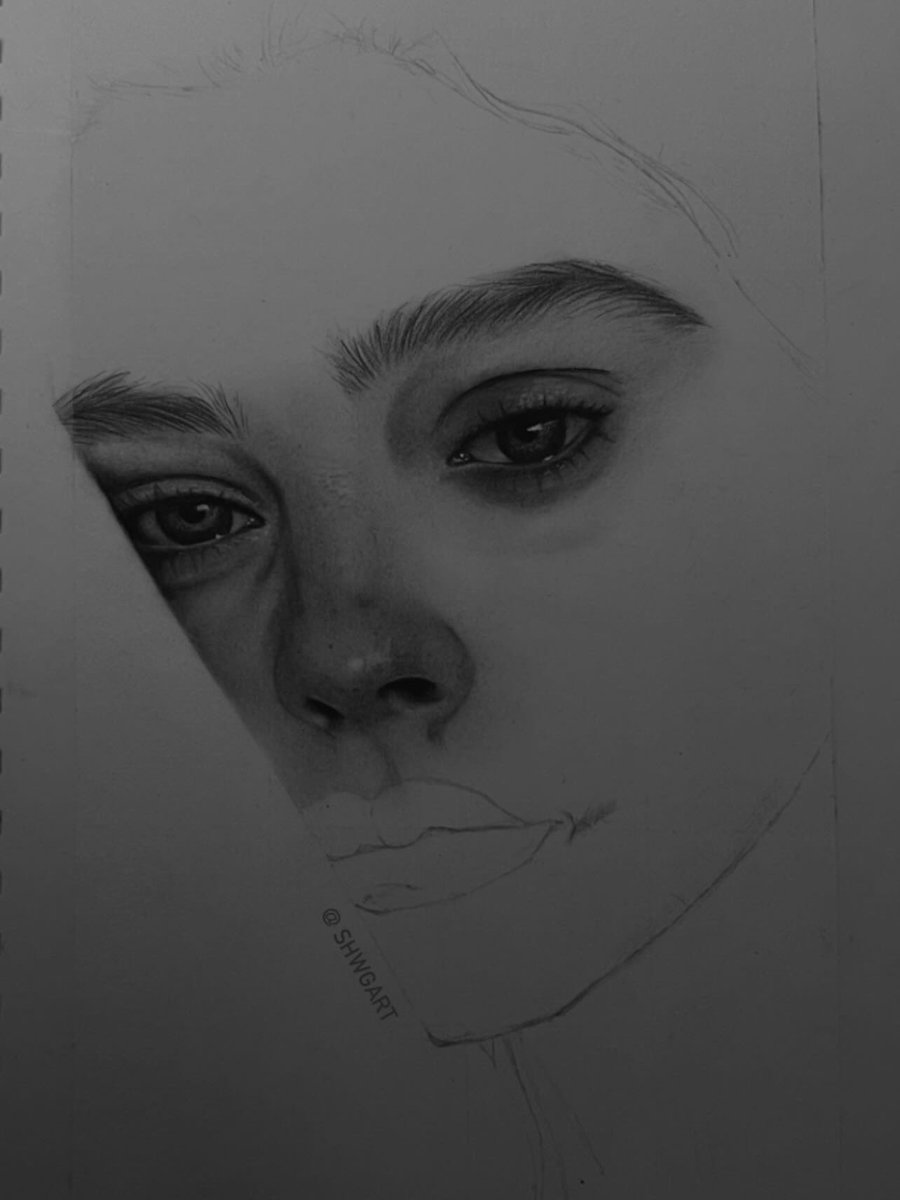 shwgart's tweet photo. الرسم قبل الاكتمال ، مشاعر بلا كلام🎨✨ https://t.co/5Xv0JqSkFe