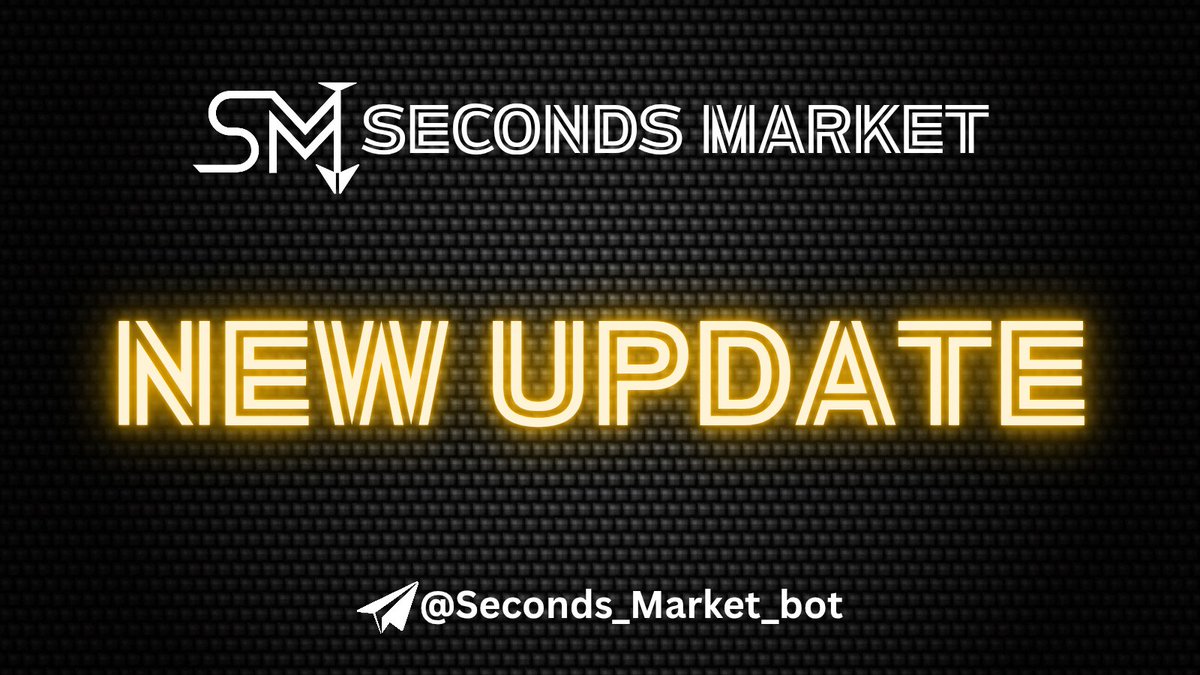 Seconds_Market's tweet photo. 🚀 Major Update for Seconds Market (Version 1.7.7) Is Now Live!
The new version is now available, delivering exciting features and a completely enhanced user experience.

📲 New Features:
⭐️ A large Free Stars Earning section – for the first time on Telegram
✅ Daily check-in https://t.co/Vct6rke2JH