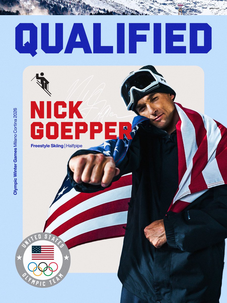 Congrats to Nick Goepper from Lawrenceburg on qualifying once again for the Winter Games. Hoosiers will be cheering you on!