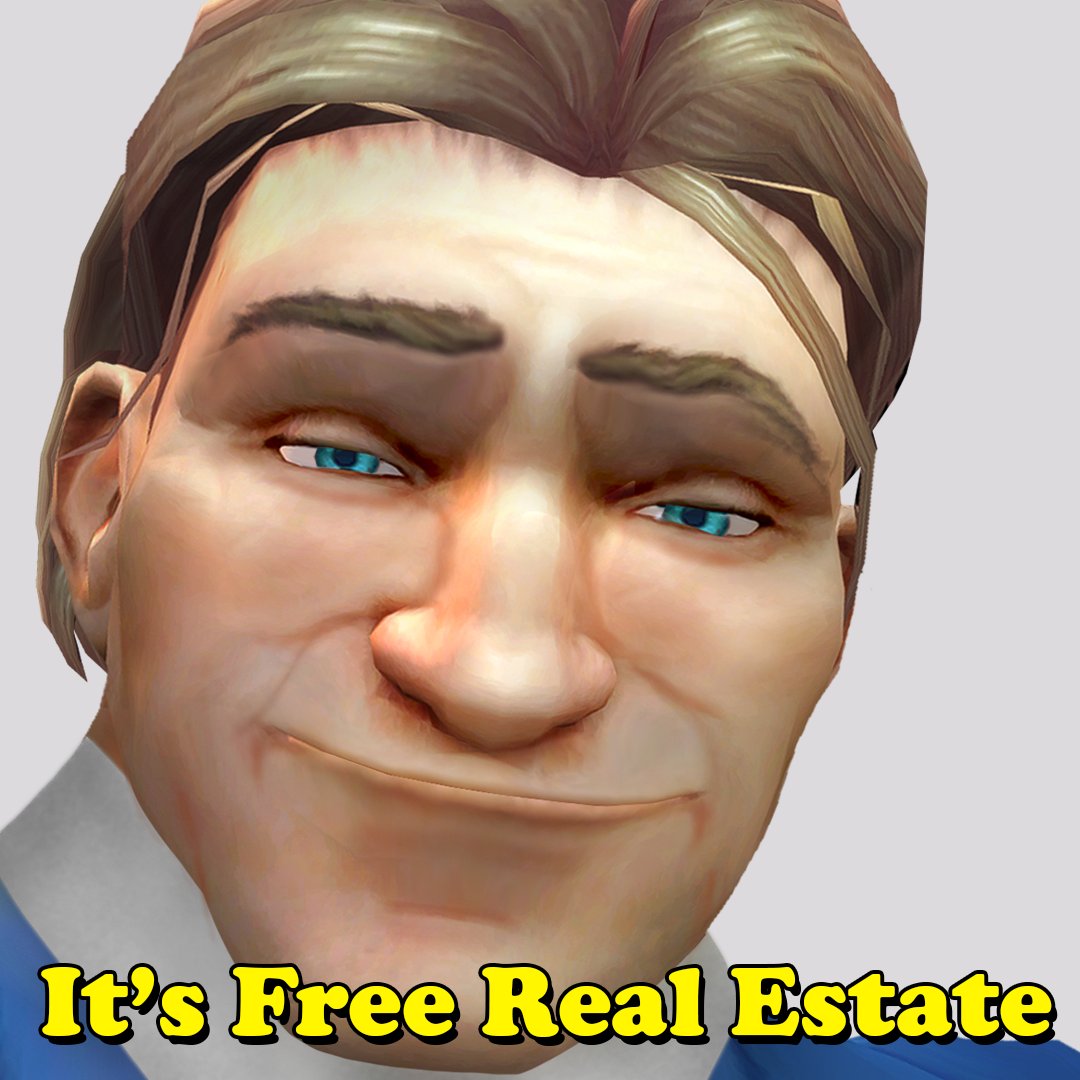 When you purchase your first home in Azeroth, the gold fee is waived! Come get your house!