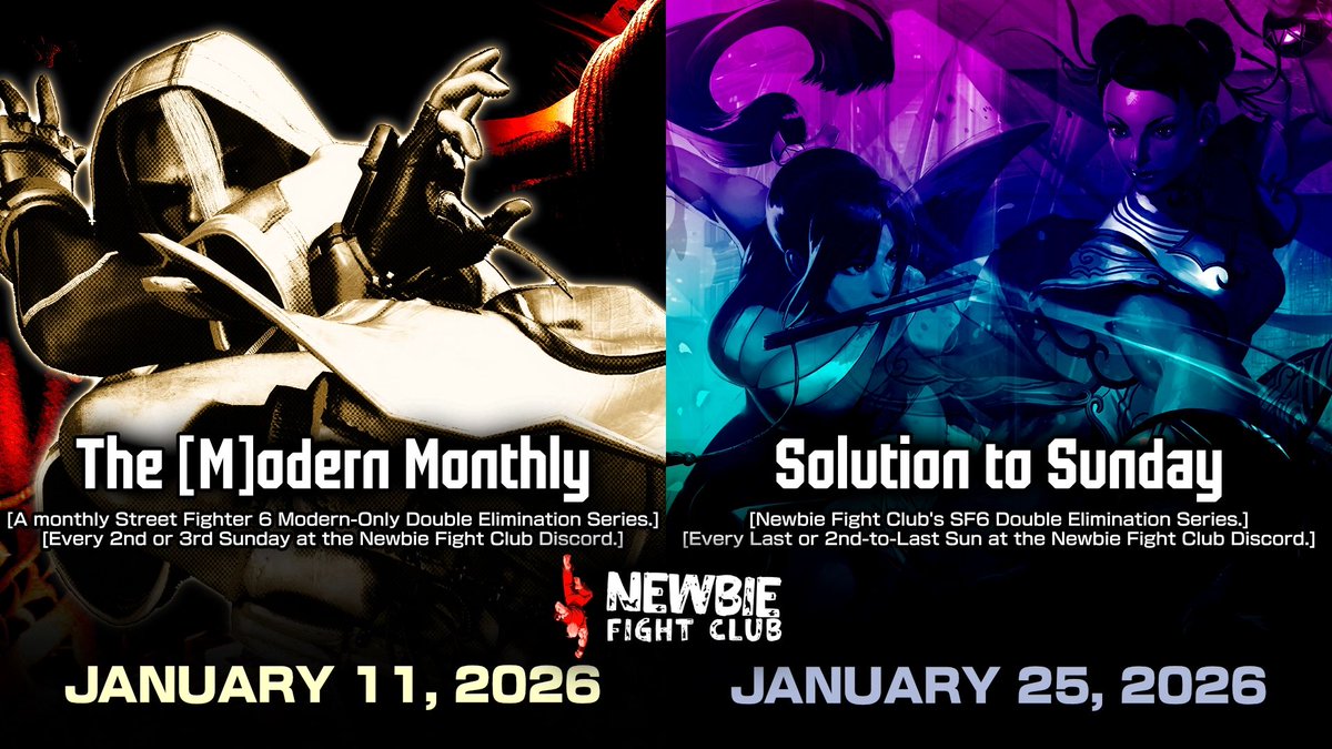 Newbie Fight Club FGC tweet media