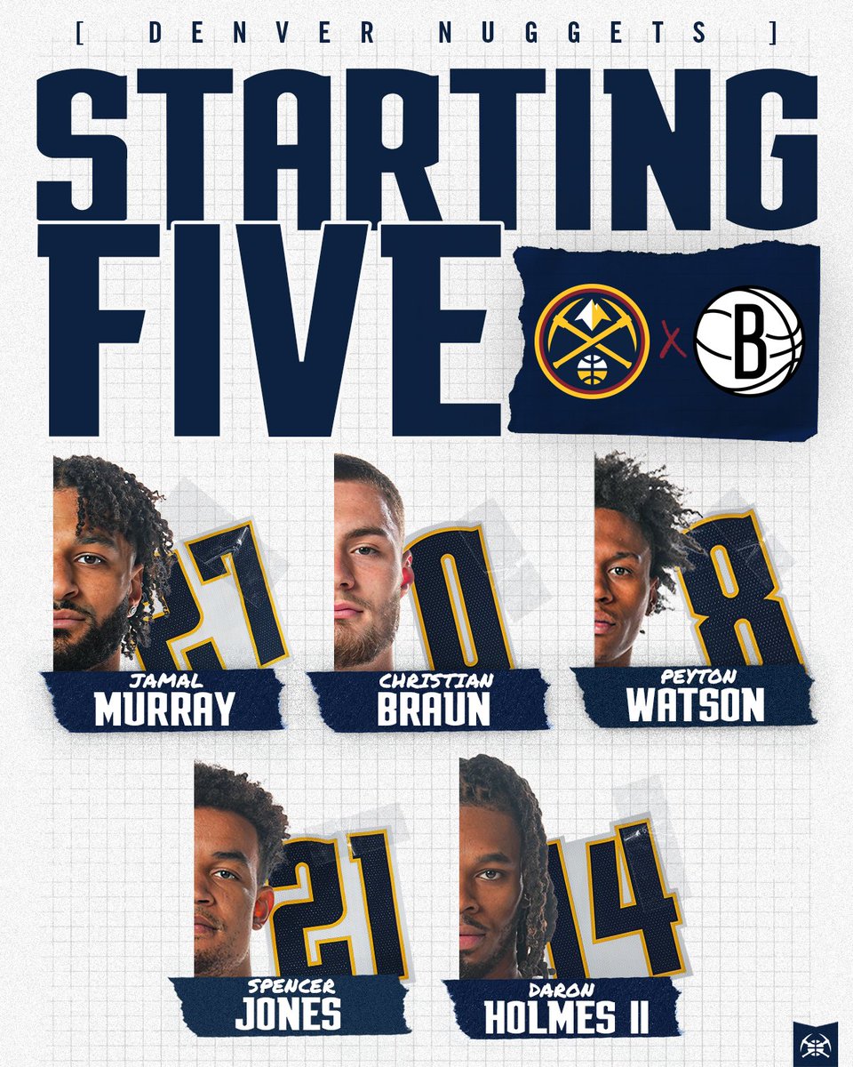 nuggets's tweet image. Look who's back in the lineup!

#MileHighBasketball