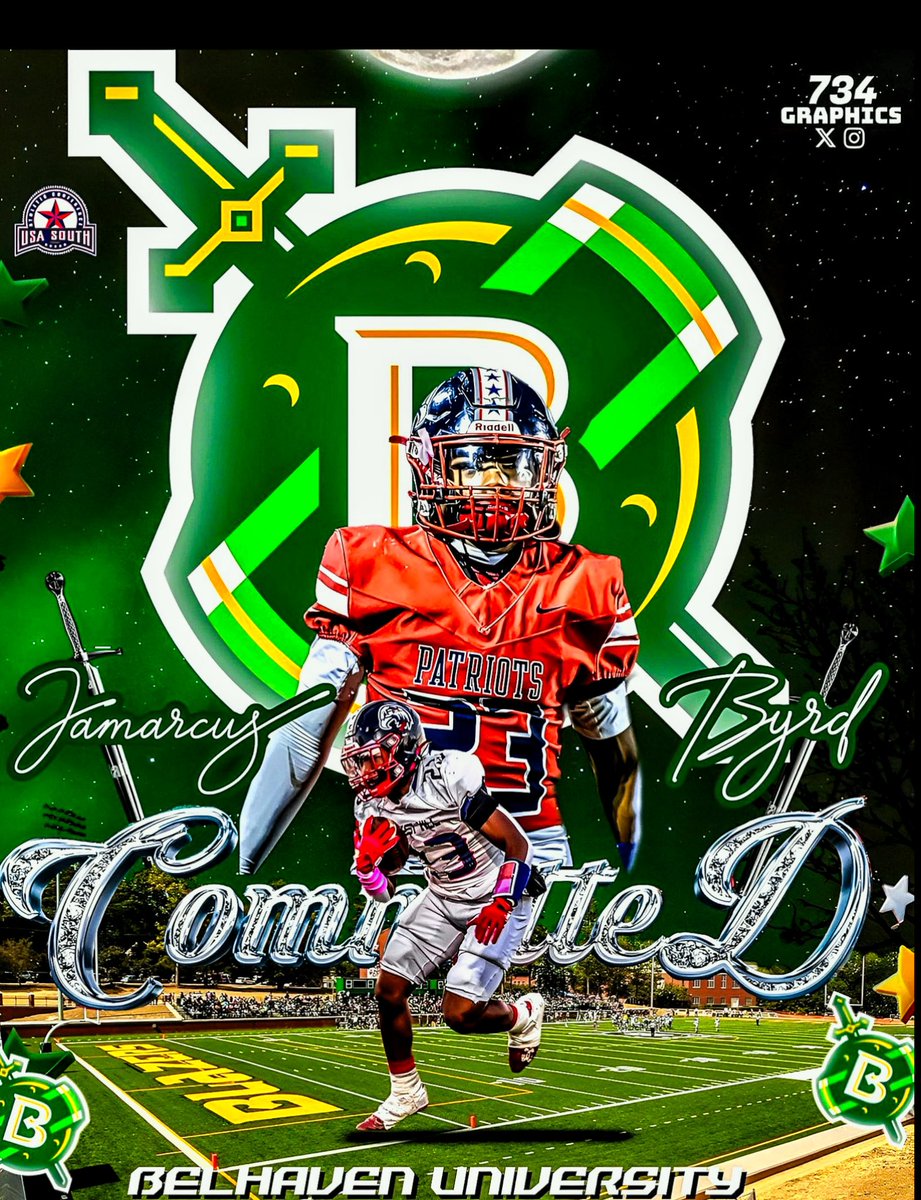 byrd2cold_'s tweet photo. Glad to say that I am 110% committed to @BelhavenFB. 
@MAsagunla @coachfell00 @Shaunpayne2424 @The_RDB_ @NP_Recruiting https://t.co/262Iw7vnVS