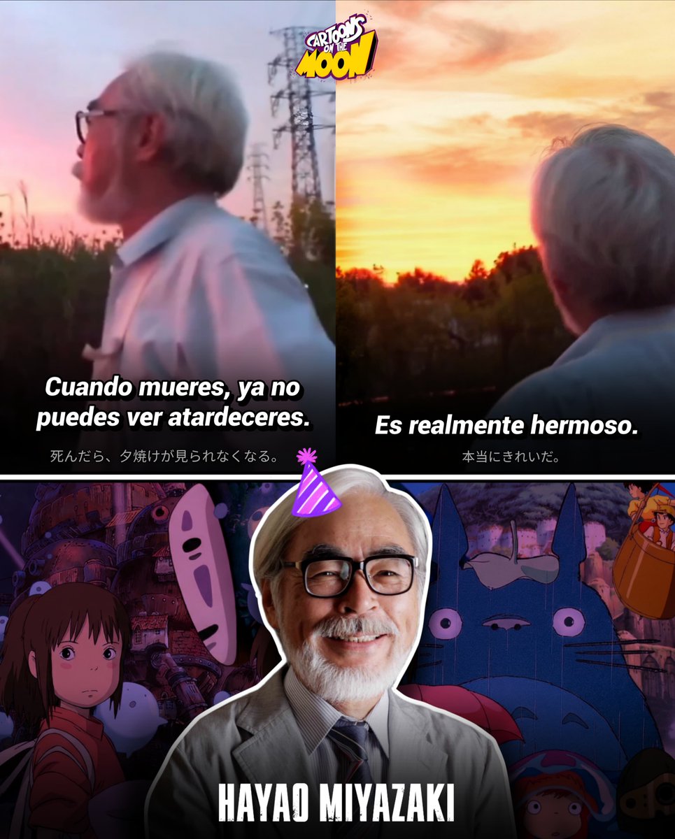 ¡Hoy cumple 85 AÑOS el legendario Hayao Miyazaki!

Uno de los fundadores de Studio Ghibli y autor de películas como El Viaje de Chihiro y Mi Vecino Totoro