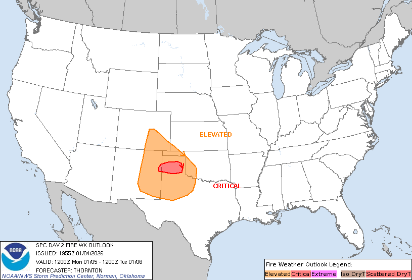 1:57pm CST #SPC Day2 #FireWX Critical: portions of the texas panhandle and far east-central new mexico spc.noaa.gov/products/fire_…