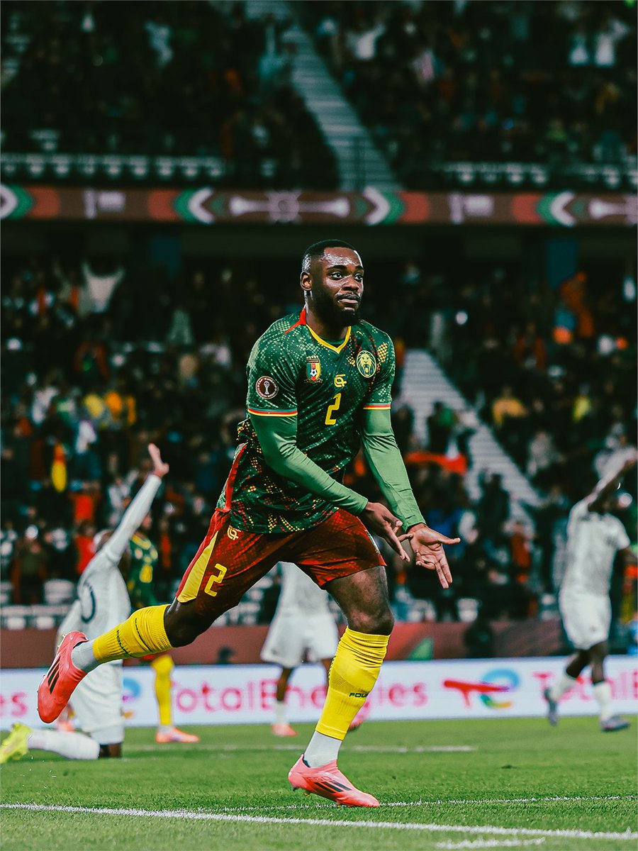 Junior Tchamadeu. Certified Indomitable Lion. 🇨🇲🦁

#TotalEnergiesAFCON2025 | #WeCelebrateDifferent
