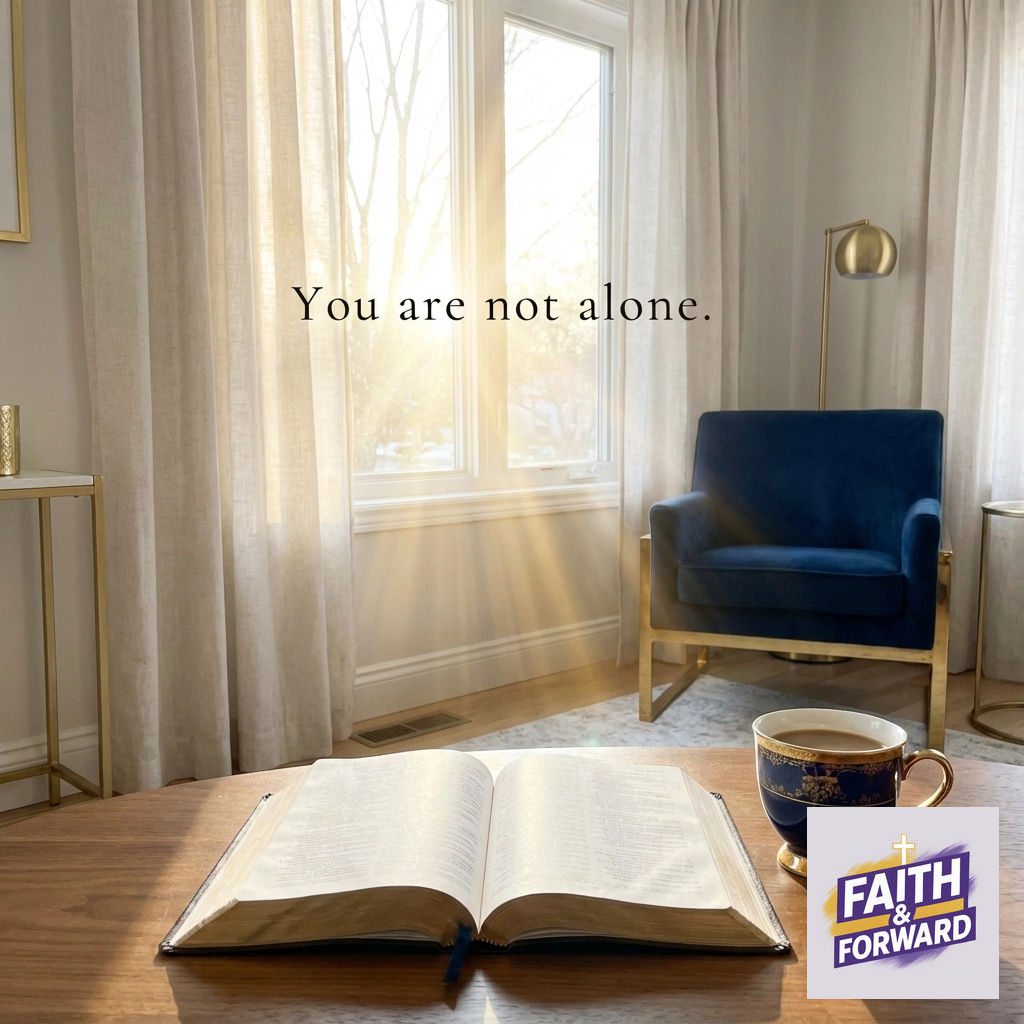 BroDavidchonoko's tweet image. Feeling distant from God doesn’t mean He’s left you. “So do not fear, for I am with you…” (Isaiah 41:10) God stays close, even in silence. Find encouragement at faithandforward.com/devotional #FaithAndForward #FaithInHardTimes #OvercomeDistance #InspirationDaily