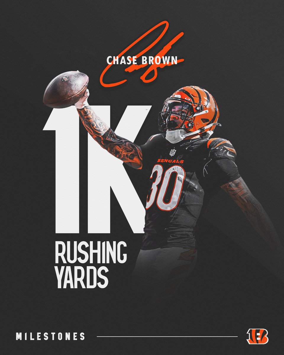 Chase Brown, 1K club.