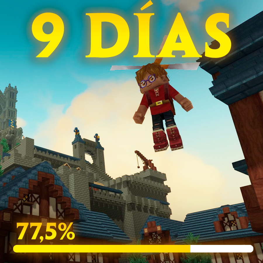 Quedan 9 DÍAS para que salga HYTALE! 🔥

Estamos a un 77,5% 📊