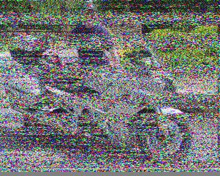 Received on 14.23 Mhz in Southern California grid square DM12mp. #SSTV #AmatuerRadio #HamRadio