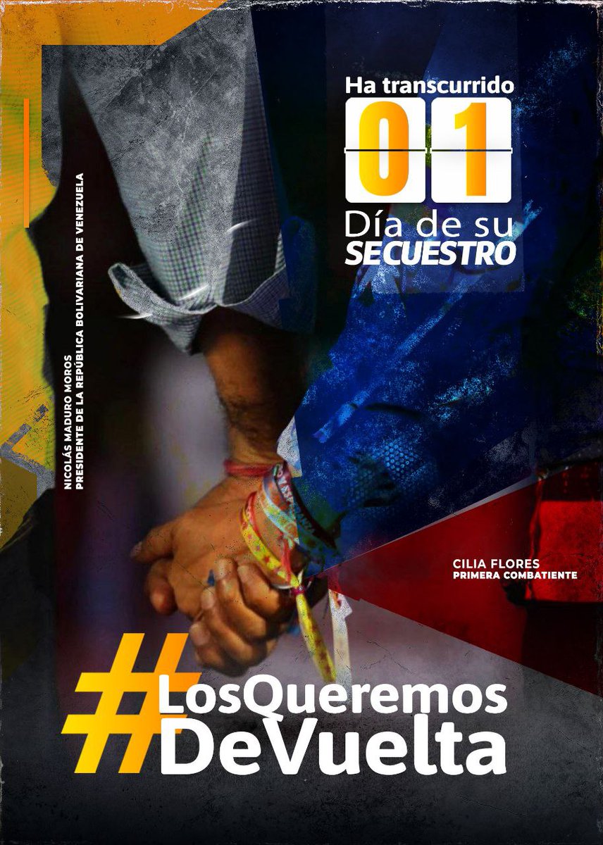 teleSURtv's tweet image. 📌#Venezuela🇻🇪 ha lanzado una campaña exigiendo la liberación inmediata del presidente Nicolás Maduro y la primera combatiente Cilia Flores. Este domingo, sus cuentas oficiales difundieron una imagen en redes sociales para visibilizar el llamado.