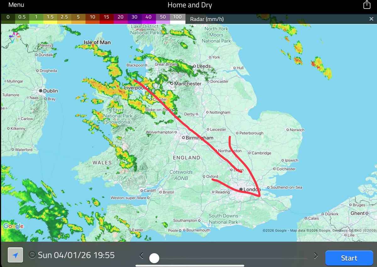 TheSnowDreamer's tweet image. Eyes on to the northwest showers are more numerous than UKV depicts and greater banding. I do think we could see a little snow in morning before daybreak  #uksnow #London