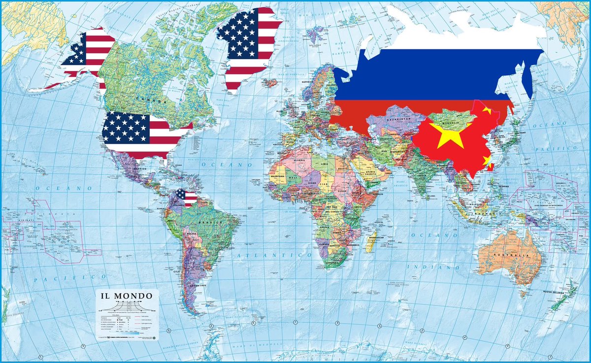 🔥 With the kidnapping of Maduro and the attack on Venezuela, the game has officially begun:
🇨🇳 China will now feel authorized to move on Taiwan.
🇺🇸 Once China attacks Taiwan, the U.S. will have the perfect excuse to occupy Greenland, claiming that
“the world has changed and it