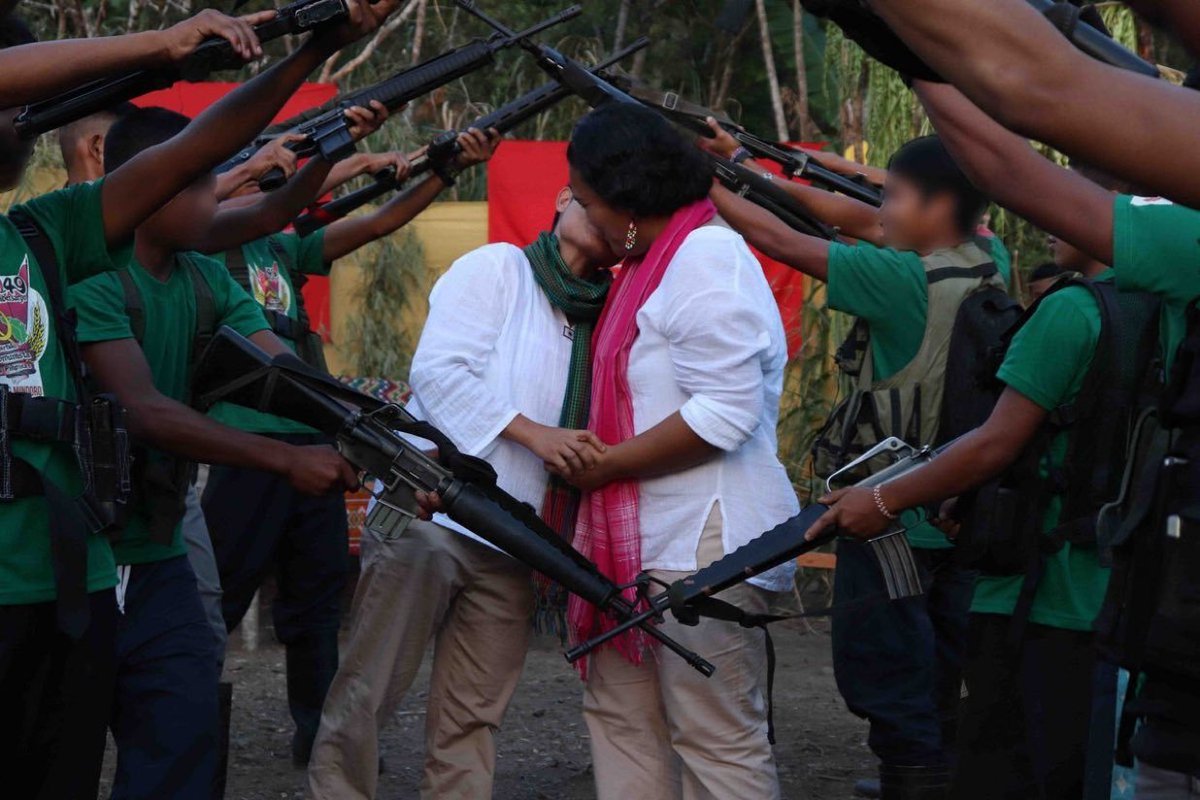 The first lesbian wedding in the history of the Philippines, held in a revolutionary guerrilla camp.