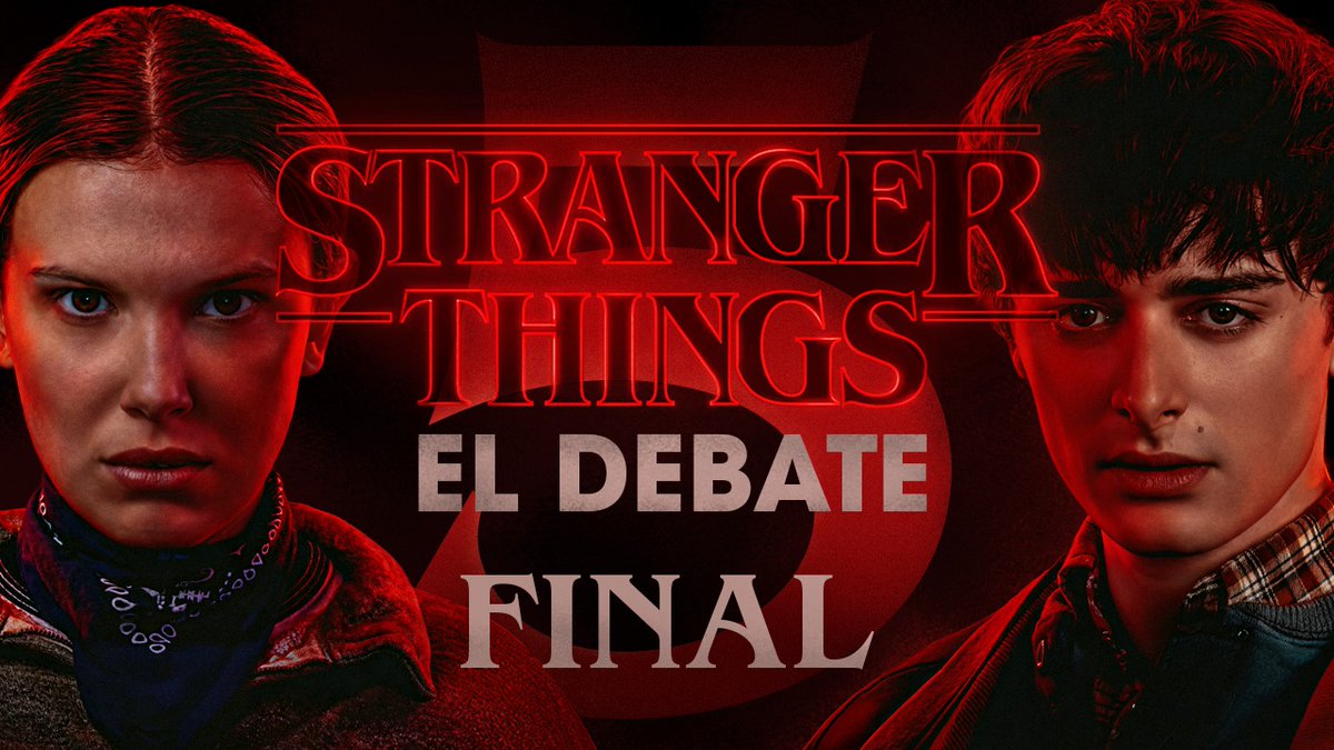 Es tiempo de decir ADIÓS y hablar con spoilers entre todos del final de #StrangerThings. 

Hoy a las 20hs los espero en YouTube.
