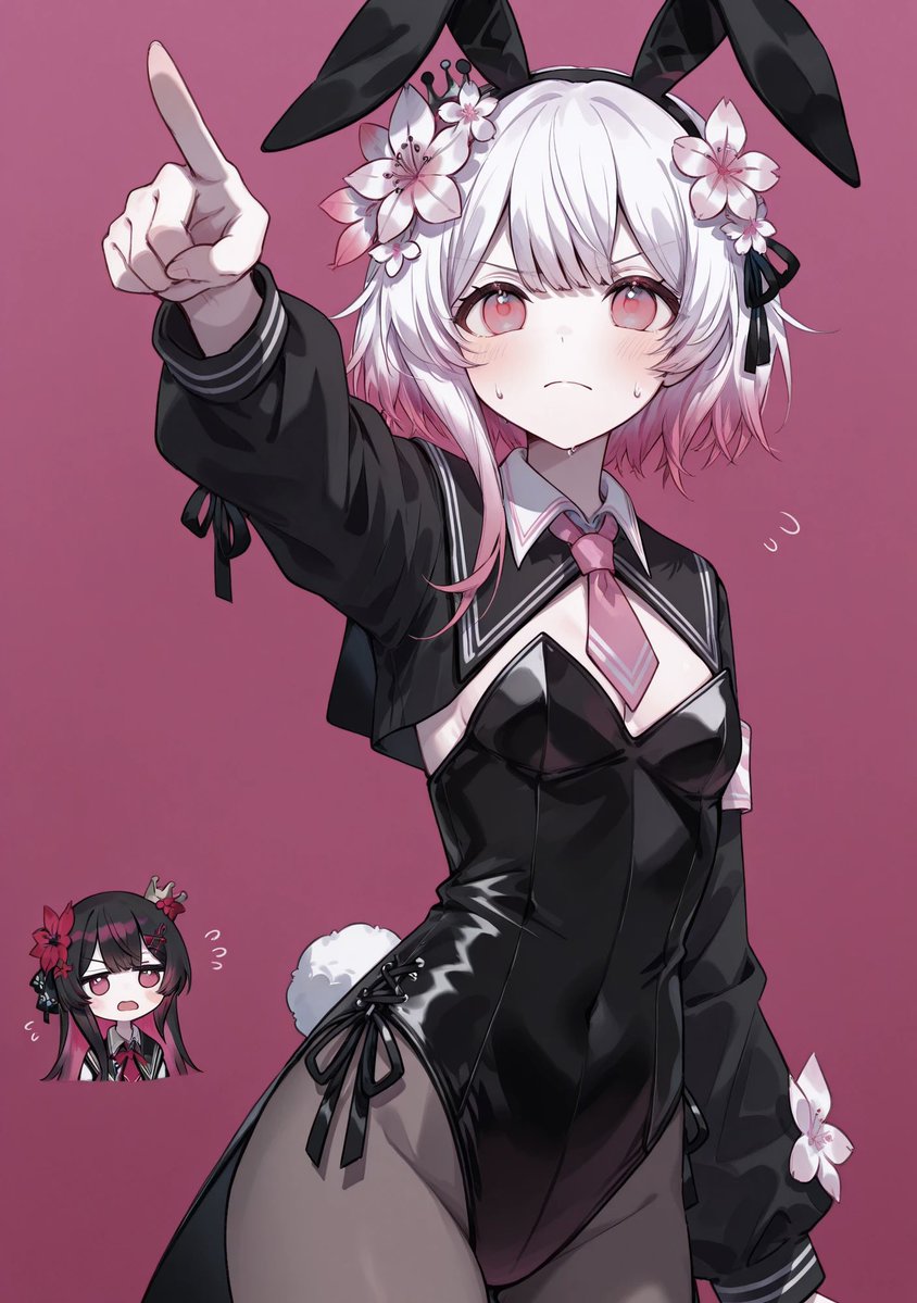 🌸「それは違うよ！」 🌺「ｴﾏｯ!その格好は正しくない‼︎」 #まのさば