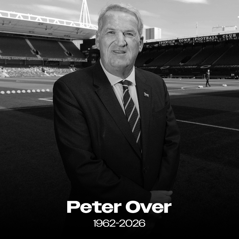 IpswichTown's tweet photo. Everyone at Ipswich Town is devastated by the passing of Peter Over.

Loved and respected by so many, Peter served as a Club Ambassador as well as a Trustee of the Ipswich Town Foundation. He will be missed immensely. 

Once a Blue, always a Blue. 💙