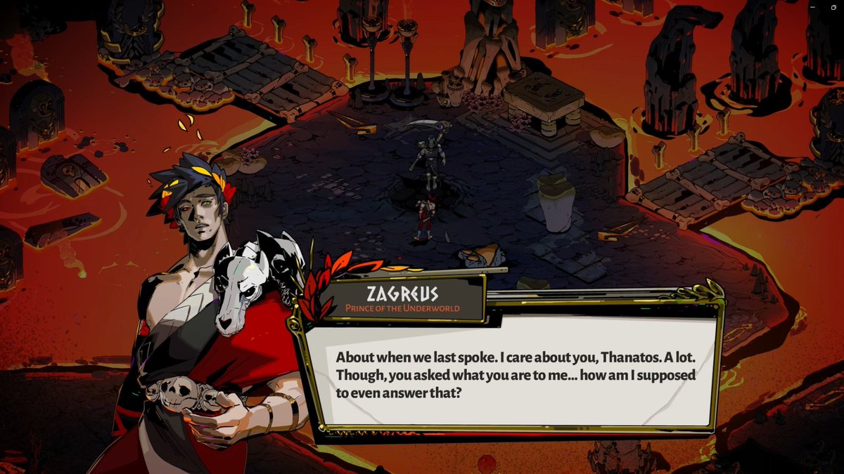 smtorama's tweet image. This is one of Thanzag's best dialogs, not on the same page yet but getting there T^T