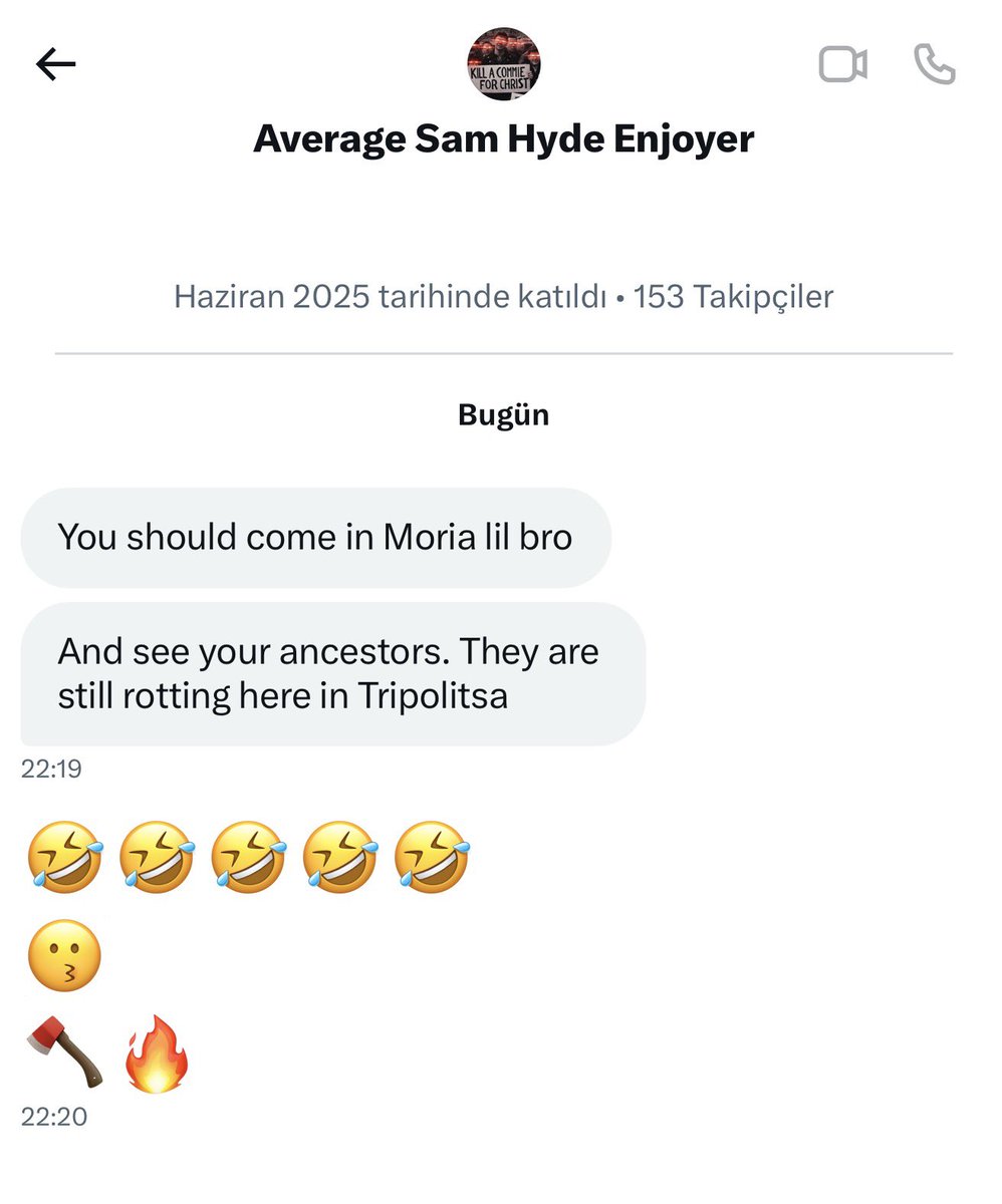 Look what we have here. A Greek boasting about civilian massacres. Turks don't touch unarmed women, children, and civilians.

That includes you, you cunt. But if you come here with a weapon, we'll fuck your mother.

<a href="/AverageHyde/">Average Sam Hyde Enjoyer</a>