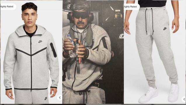 MemeirosM's tweet image. Foto De Maduro Com Tech Fleece Da Nike Vira Fenómeno Mundial E Impulsiona Vendas

#Maduro #TechFleece #Nike #Viral #Moda

memeiros.com/2026/01/de-car…