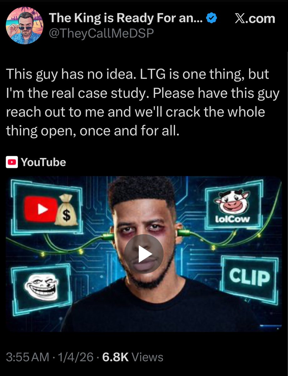 poems_past's tweet image. Dsp continues his agenda to “unlolcow” himself by using other lolcows.