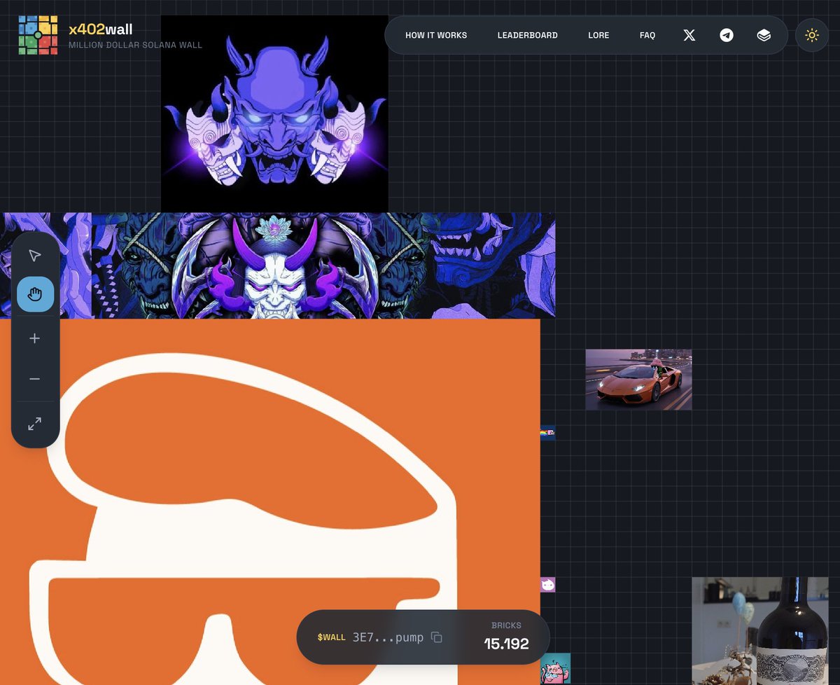 Puterheads,

We are now also driving next to <a href="/M4Cero/">M4</a> and <a href="/dexteraisol/">Dexter AI</a> on <a href="/x402wall/">x402wall</a> in a lambo. 

Our second place on the $WALL