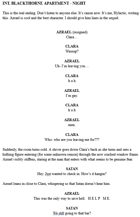 Hylactic_'s tweet photo. I left editing enabled on one of the paradox scripts and came back to someone on the team having written this, you know you have a good team dynamic when this is the shit that happens lmao https://t.co/MVomNYjNR7