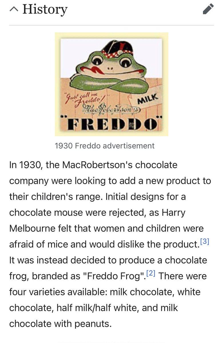 Freddo Frog has an insane lore he is the oldest frog meme to date, was born in 1930. 

Freddo, the iconic frog, has been around for generations he even has his own Wikipedia Page. 

Freddo has been a major part of UK history, with many political figures posing with the character.