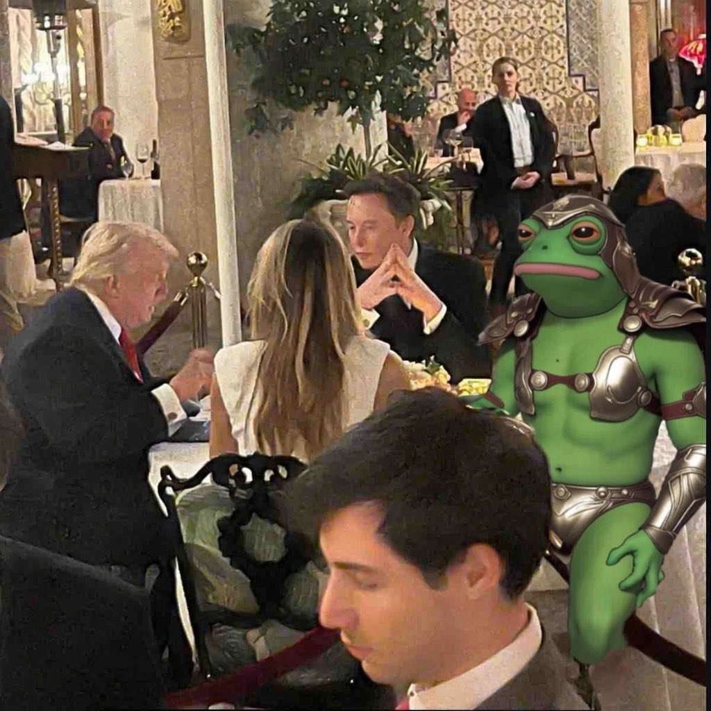 AtreyuUSA's tweet photo. @elonmusk @POTUS @FLOTUS He is Elon. Elon is he. 🐸😂 Kek https://t.co/Rh783HPY3X
