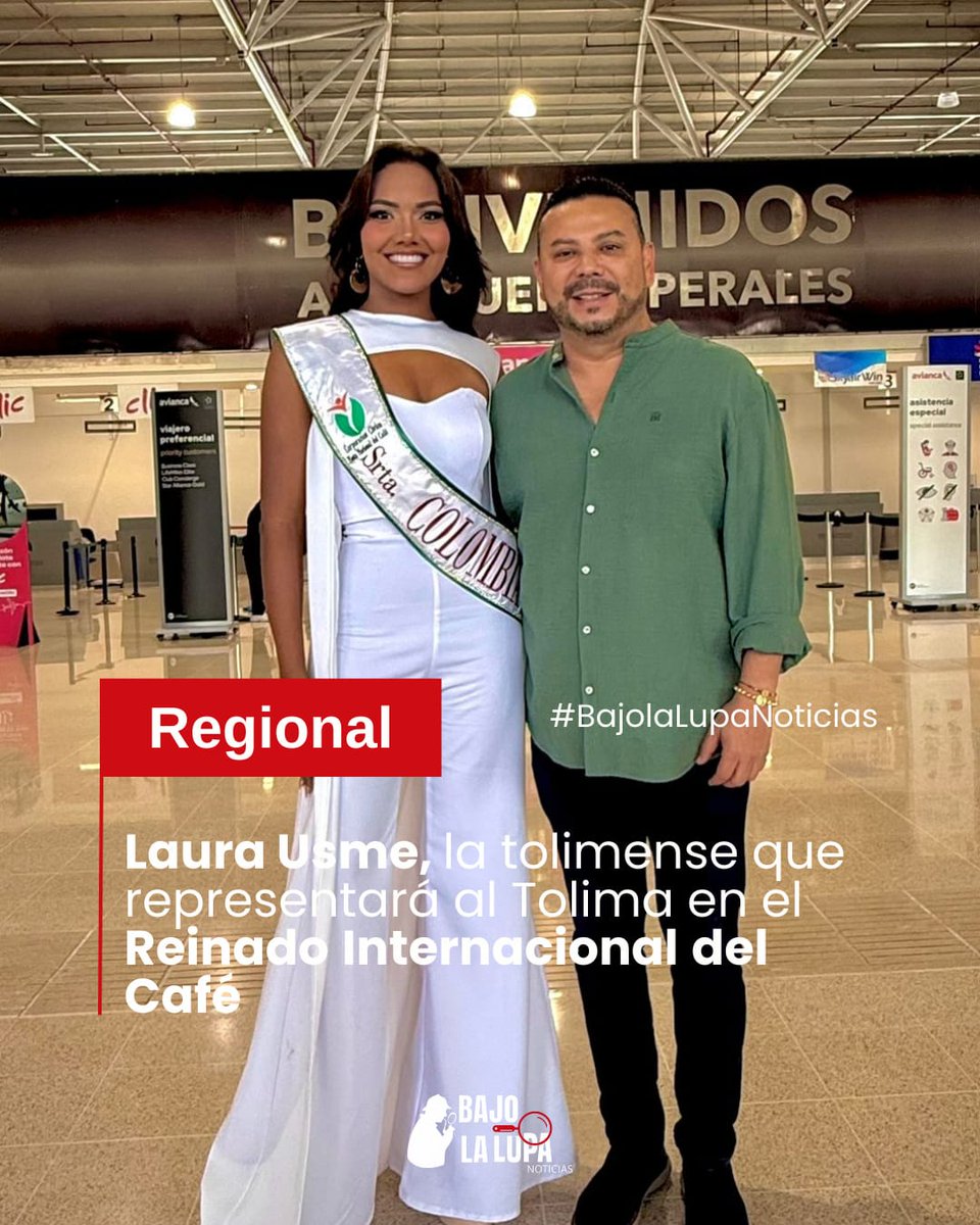 Laura Usme, la tolimense que representará al Tolima en el Reinado Internacional del Café <a href="/4ALEXCASTRO/">Alexander Castro</a> <a href="/gobertolima/">Gobernación del Tolima</a> <a href="/AdrianaMatizTol/">Adriana Magali Matiz 🇨🇴</a> bajolalupa.com.co/laura-usme-la-…