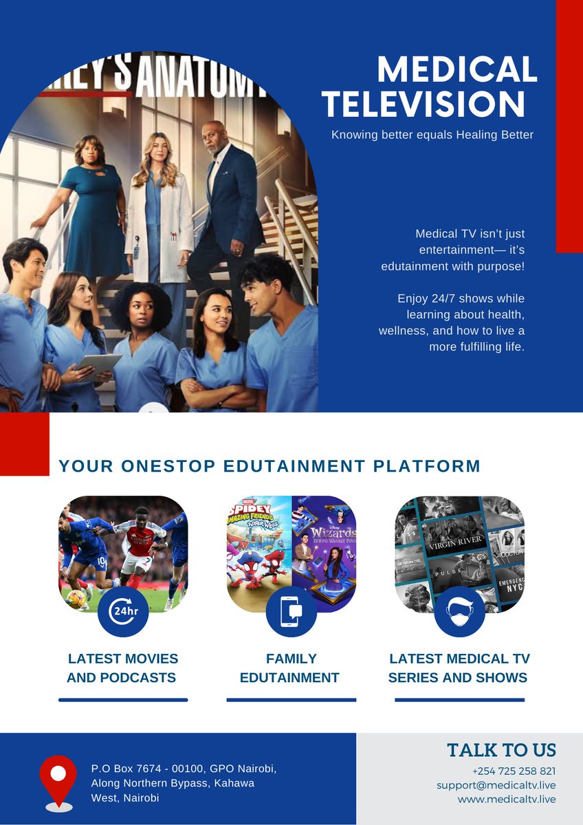 DocsExplainFM's tweet photo. 24/7 edutainment that does more 💡📺
With Medical TV, enjoy nonstop entertainment while learning all things healthcare — inspiring healthier, happier living every day. 💙🧠✨

Sign up now 👉 https://t.co/qygnq6nDau

#MedicalTV #Edutainment #HealthEducation #LearnAndLive https://t.co/dddqasblaY