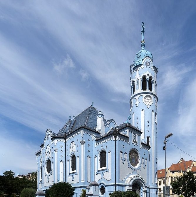 TisforTravel's tweet photo. If you happen to be in #Bratislava #Slovakia a visit to the beautiful Blue Church is a must. https://t.co/CJq9hIVL1l