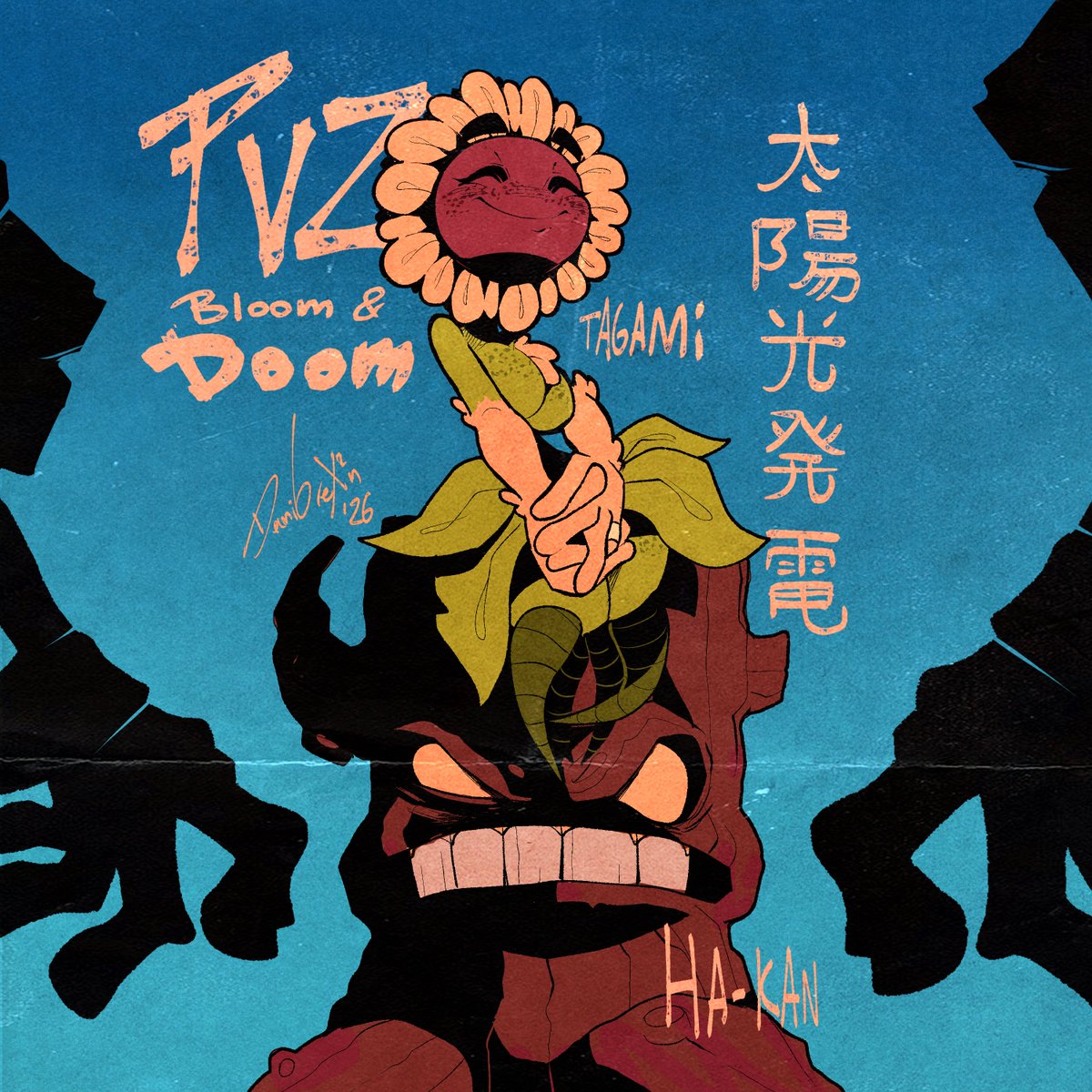 Tagami and Ha-Kan ready for split some brain-eaters brains ☀️🔥🧠

#Pvz #pvzfanart #sunflowerpvz