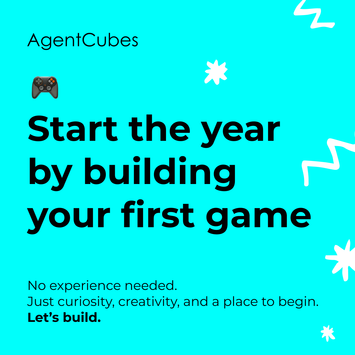 AgentSheets's tweet photo. New year, new ideas! Kick off 2026 by building your first game — no coding experience required. Whether you’re brand new or picking things back up, this is your sign to start creating. 🎮✨ Tell us what you want to build first! https://t.co/CrNIx6kvh6