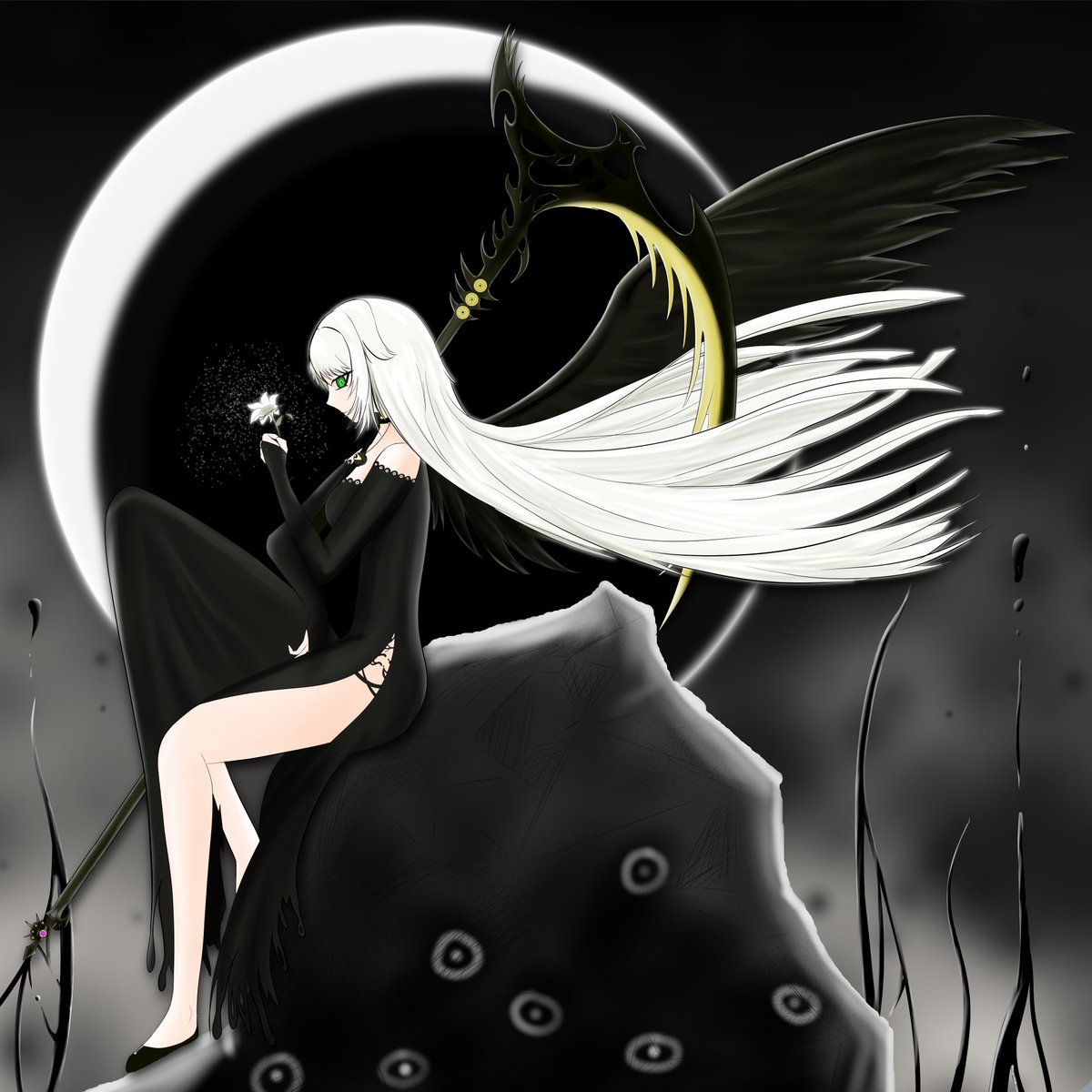 First drawing of the year and more to come, gonna keep doing it my own pace~🖤
