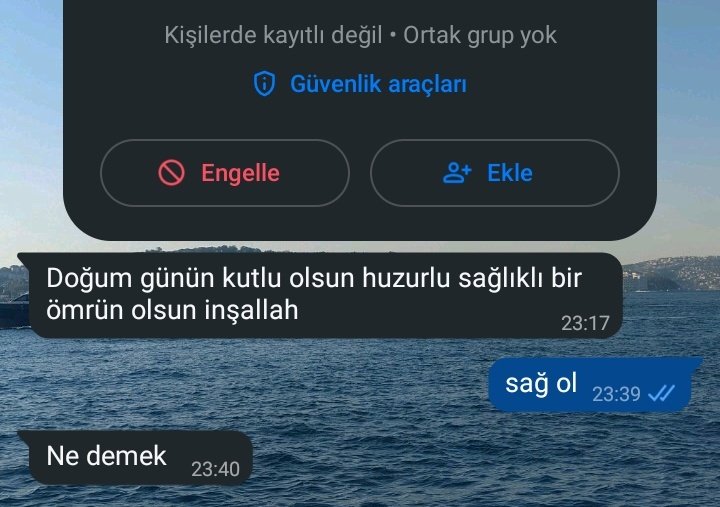bir zamanlar bana herkesten yakındı şimdi numarası bile kayıtlı değil