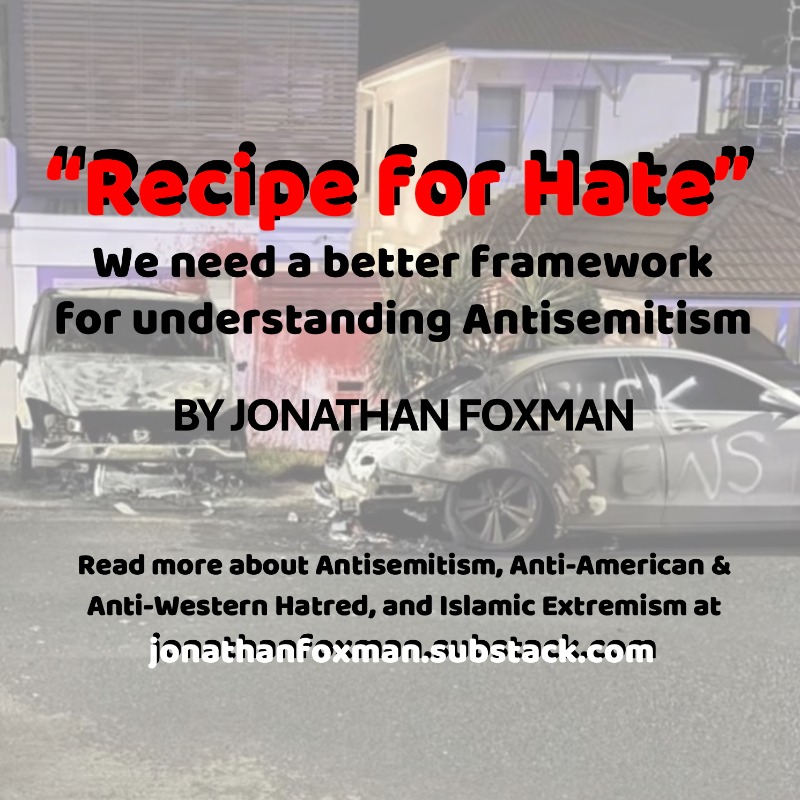 JFXX44625's tweet photo. Too many people don’t take antisemitism seriously because they just can't get their heads around it. How could it really be this uniquely pervasive and enduring? We need a better understanding if we want any hope of overcoming the skepticism, disinterest, and worse out there.