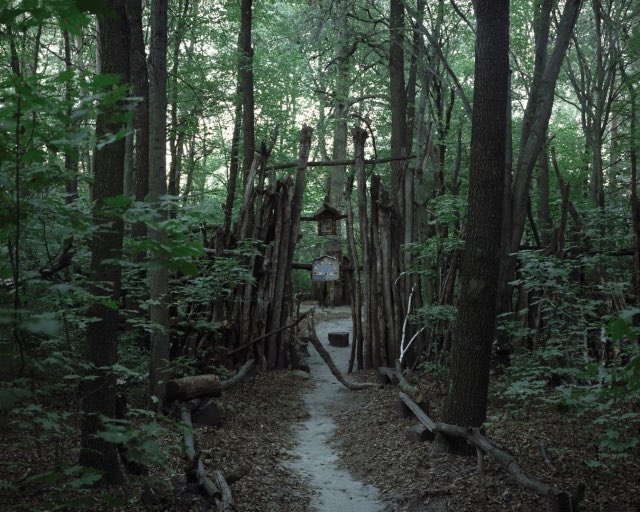 Hermit homes in the Russian wilderness. From the Escape series by Danila Tkachenko.