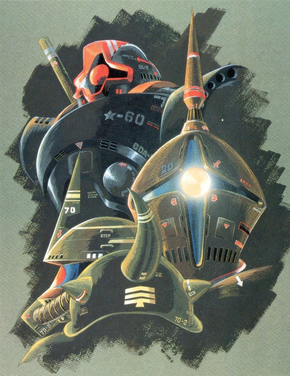 Art by Kunio Okawara

#Gundam