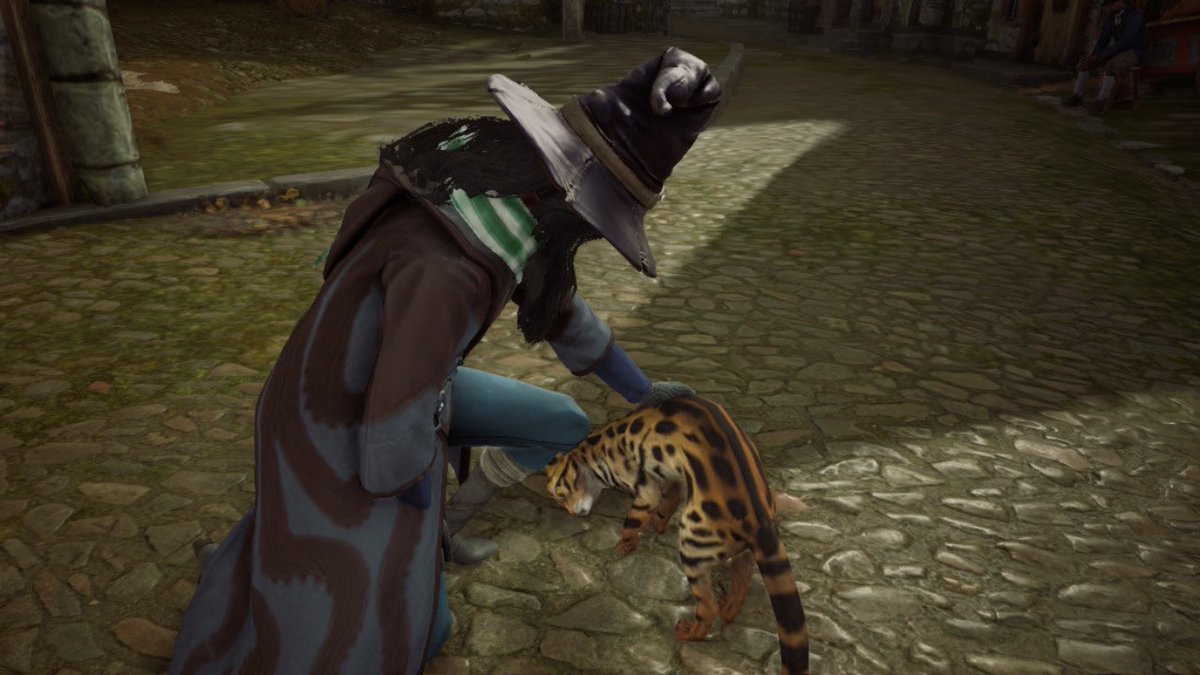 KatzCorner_'s tweet photo. Anyone else just stops to pet all the cats in #HogwartsLegacy or is it just me 😂 
( 🏷️ ) #hogwartslegacycats #cats #switchgames #comfortgame https://t.co/i8wiIarj9s