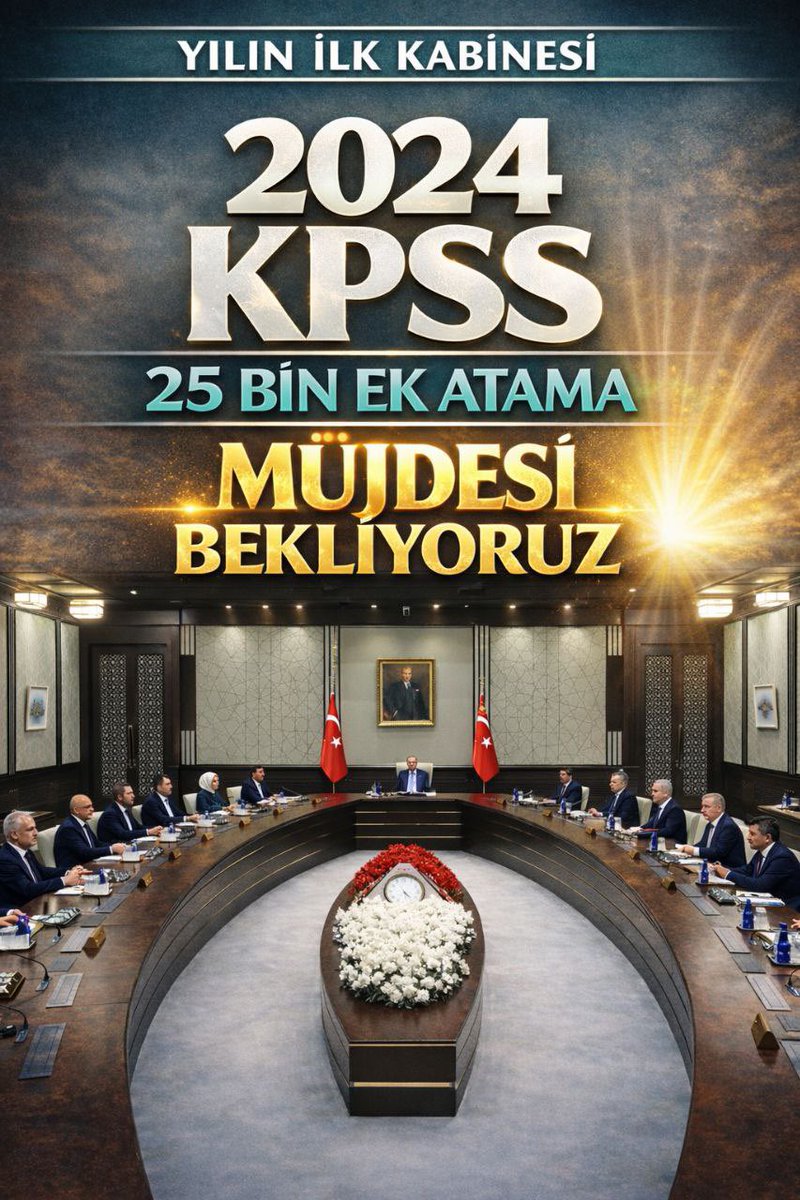 Beklediğimize değsin yarın bir müjdeyle biz de sevinelim

 #Kabine24KPSSEkYirmiBeşBin