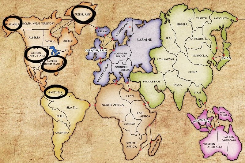 I mean it’s a classic strategy to protect your southern and northeast flanks.

Holding North America is worth 5 armies at the start of your next turn.

Sheinbaum and Carney — keep your heads on a swivel.